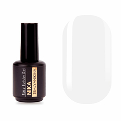 Моделюючий гель Nika Zemlyanikina Easy gel Milky, 15 мл, Вибір об'єму: 15 мл, Вибір відтінку: Milky