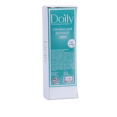 Смужки для депіляції в коробці Doily 7*22 см, 100 шт, білі