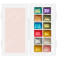 Акварельные краски Trendy Nails, Pearl Watercolour, 12 цветов, Выбор оттенка: Pearl