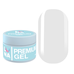 Камуфлюючий гель LUNA Premium gel 1, прозорий, 50 мл, Вибір об'єму: 50 мл, Колір колекції: №1