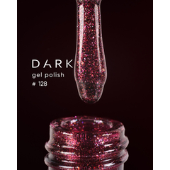 Гель-лак Dark gel polish №128, 10 мл, Выбор объема: 10 мл, назначение