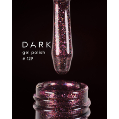 Гель-лак Dark gel polish №129, 10 мл, Выбор объема: 10 мл, назначение