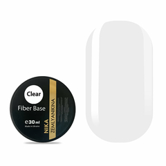Армуюча база Nika Zemlyanikina Fiber base, Clear, 30 мл (баночка), Вибір об'єму: 30 мл, призначення