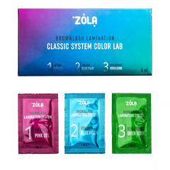 Набор для ламинирования ZOLA Color Lab в саше Step 1, 2, 3 (3x1 мл)