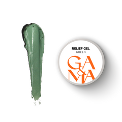 Рельеф гель GÉMELY ex GA&MA Relief Gel, Green, 5 г, Выбор оттенка: Green