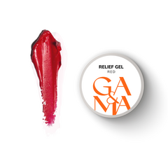 Рельеф гель GÉMELY ex GA&MA Relief Gel, Red, 5 г, Выбор оттенка: Red