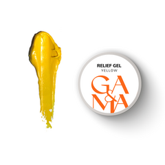 Рельеф гель GÉMELY ex GA&MA Relief Gel, Yellow, 5 г, Выбор оттенка: Yellow