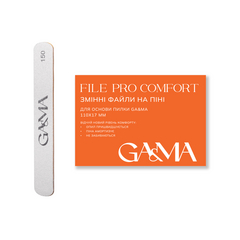 GÉMELY ex GA&MA File PRO Comfort Сменные файлы на пене, 150 грит, 50 шт