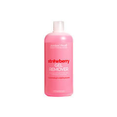 Jerden Proff Gel Remover жидкость для снятия гель-лака "Клубника со сливками", 500  мл, Выбор объема: 500 мл