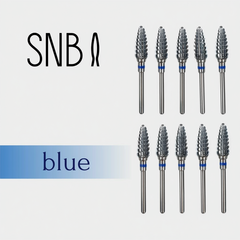 Фреза твердосплавная STRONG NAIL BITS кукуруза синяя реверсивная 0,60 см SET 10 шт, Другой вариант: SET (10 шт)