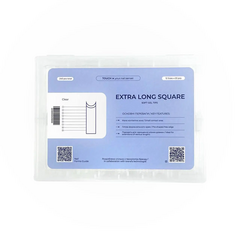 Типси для нарощування Touch EXTRA LONG Square, 240 шт