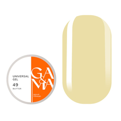 Жидкий гель GÉMELY ex GA&MA Universal gel №49 Butter, 15 мл, Вибір об'єму: 15 мл, Колір колекції: №49
