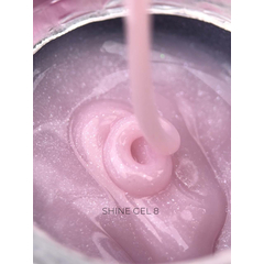 Shine gel, Miss Luna Premium №08, 15 мл