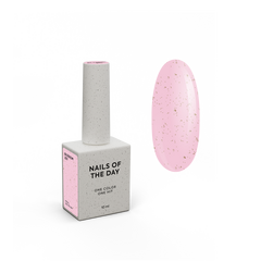 Гель-лак NAILSOFTHEDAY Let's special Blossom - 207, 10 мл ніжно-рожевий із золотою поталлю