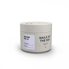 гель NAILSOFTHEDAY  Builder gel 24-молочний з рожевою вуаллю, 15 мл