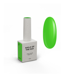 гель-лак NAILSOFTHEDAY Kiwi-247 — неоново-зелений, 10 мл