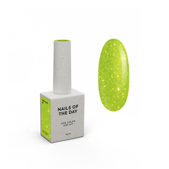 Гель-лак NAILSOFTHEDAY Let's special PARADISE №06, 10 мл - неоново-зелений