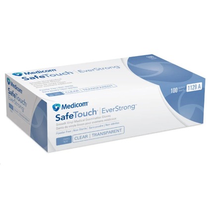 Рукавички нітрил Medicom блакитні, 100 шт
