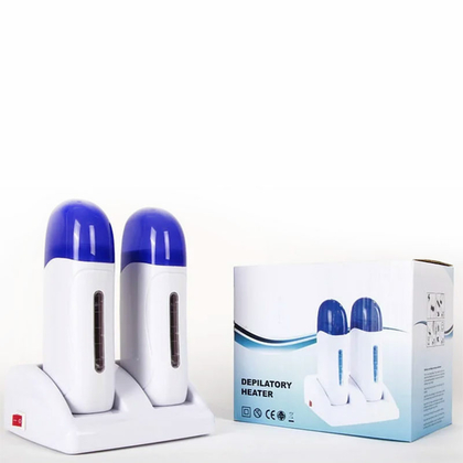 Воскоплав кассетный с базой на 2 касеты Depilatory Wax Heater, фото 2