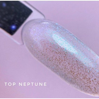 Топ для гель-лаку LUNA Neptune, без липкого шару, 13 мл, зображення 2, призначення