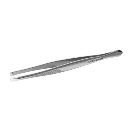 Пинцет для бровей Staleks CLASSIC 10 TYPE 1 (широкие прямые кромки), фото 2