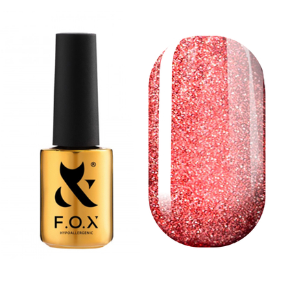 F.O.X base Cat Eye №001 (красный), 7 ml