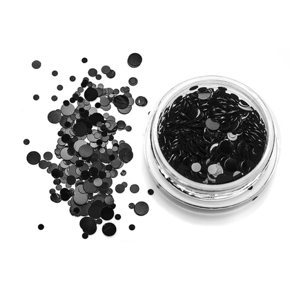 Конфетти микс черный
