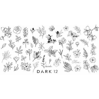 Пластина для стемпинга DARK 12