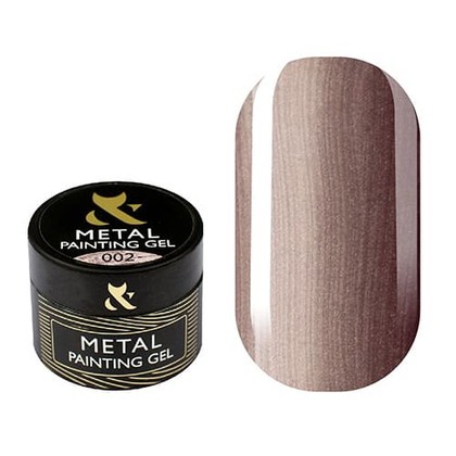 Гель-краска F.O.X paiting gel №2 розовая, 5 мл