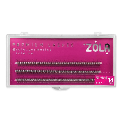 Ресницы-пучки ZOLA Birdtail (14mm)