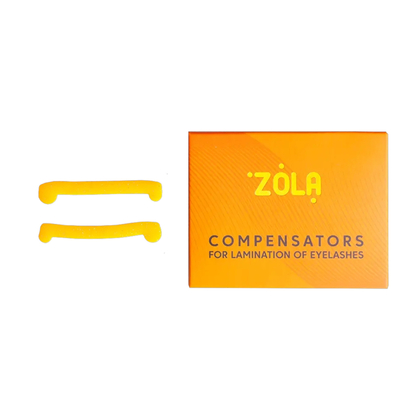 Компенсаторы ZOLA для ламинирования ресниц, оранжевые, 1 пара