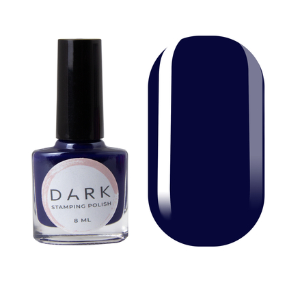 DARK Stamping polish №11, темно-синий, 8 мл