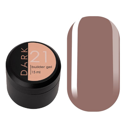DARK Builder Gel №21, 15 ml, Вибір об'єму: 15 мл, Колір колекції: №21, призначення