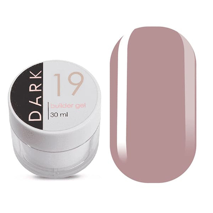DARK Builder Gel №19, 30 ml, Вибір об'єму: 30 мл, Колір колекції: №19, призначення