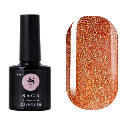 Гель-лак Saga Professional Fiery gel № 22 светоотражающий, 9 мл