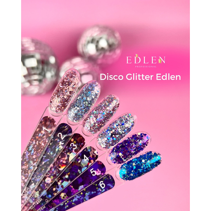 Edlen Disco Glitter №1, 5 мл, фото 2