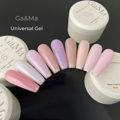 Рідкий гель GÉMELY ex GA&MA Universal gel №21, 15 мл, Вибір об'єму: 15 мл, Колір колекції: №21, зображення 2, призначення