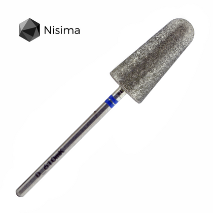 Насадка NISIMA педикюрная алмазная 10 мм синяя D_610mK