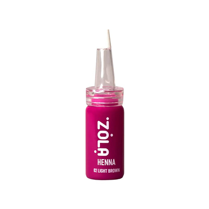 Хна профессиональная для бровей ZOLA Henna 02 Light Brown, 10 г