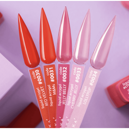 Liquid Acrygel DNKa №32, Jelly Belly, 12 ml, Выбор объема: 12 мл, Цвет коллекции: №32, фото 2