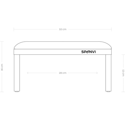 Подставка Spenvi для маникюра на деревянных белых ножках Silver, фото 2