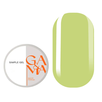 Гель GÉMELY ex GA&MA Simple gel №40 Jelly Baby, 15 мл, Вибір об'єму: 15 мл, Колір колекції: №40