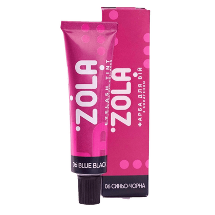 Краска для ресниц ZOLA с коллагеном Eyelash Tint With Collagen 06, 15ml