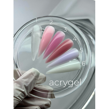 Акрил-гель WEEX Acrylgel №6, 30 мл, Выбор объема: 30 мл, Выбор оттенка: №6, фото 2