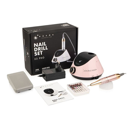 Фрезер BUCOS Nail Drill X2 Pro BLUSH PINK (65W/35000 об.), фото 2
