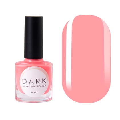 DARK Stamping polish №26, неоновый корраловый, 10 мл, фото 2