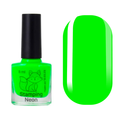 SAGA Professional лак-краска для стемпинга NEON 4