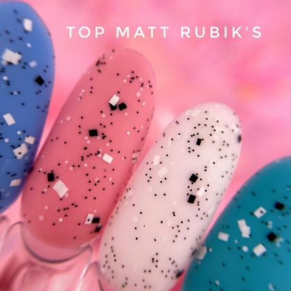 Топ матовий для гель-лаку LUNA  top matt Rublik's, 13 мл, зображення 4