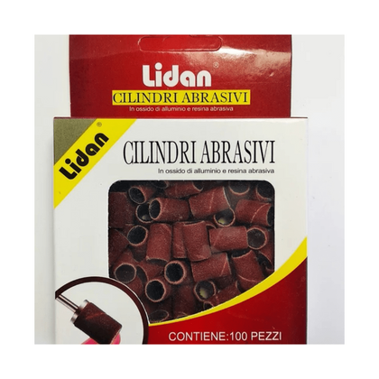 Lidan колпачки для педикюра 60 грит, 100 шт