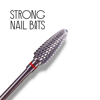 Фреза твердосплавная STRONG NAIL BITS кукуруза красная, фото 2